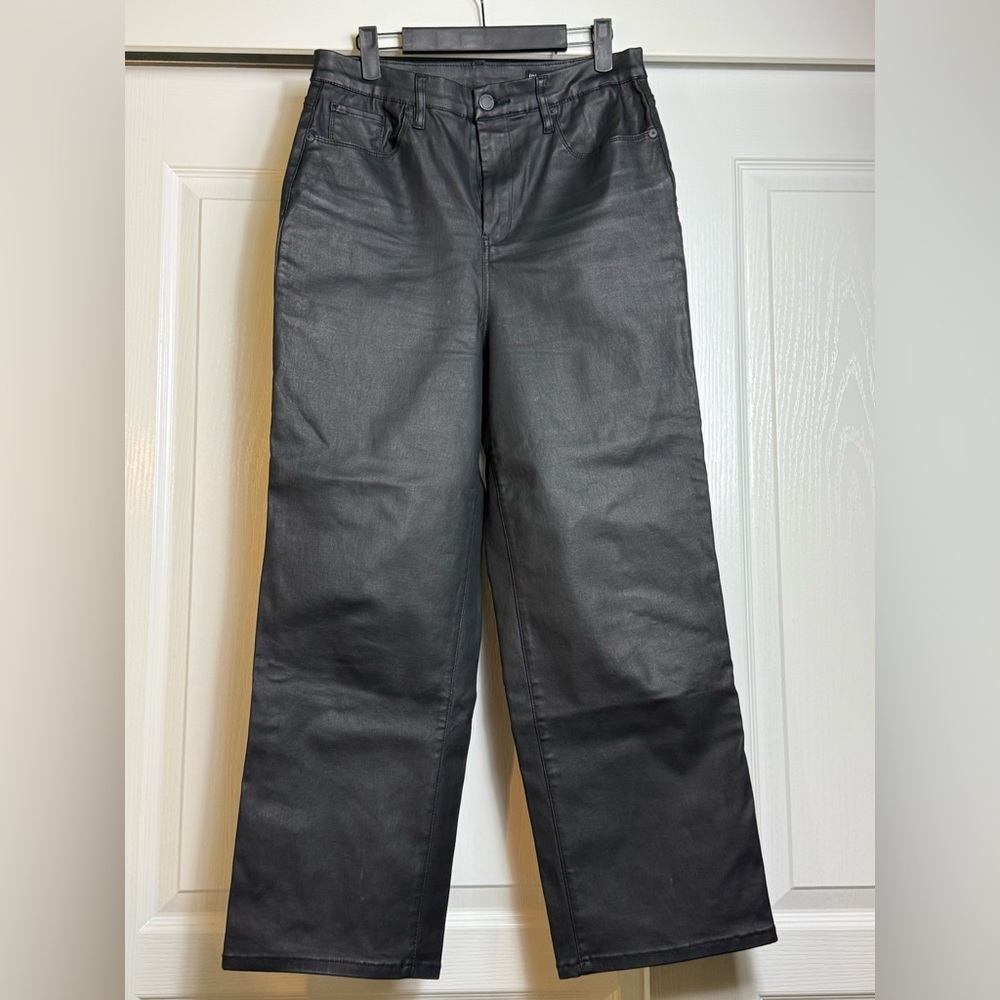 The Baxter Rib Cage Straight-Leg faux leather pants